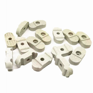 定制瓷夹板陶瓷双线绝缘固定电线支架瓷别子复古老式布线卡瓷夹