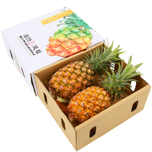 大气农场海南豆奶金钻凤梨10斤新鲜水果礼盒香水菠萝手撕菠萝顺丰