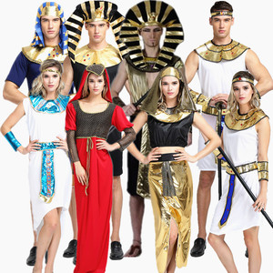 万圣节服装 埃及法老艳后衣服cos舞会古罗马成人女尼罗河王子演出