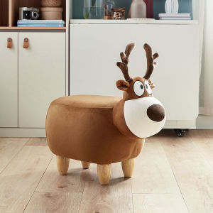 家具实木动物沙发凳子换鞋凳矮凳穿鞋小坐凳板凳小奶牛