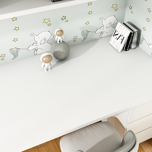 桌面贴纸自粘桌子防水防油桌纸桌布书桌旧家具翻新改色桌贴ins风