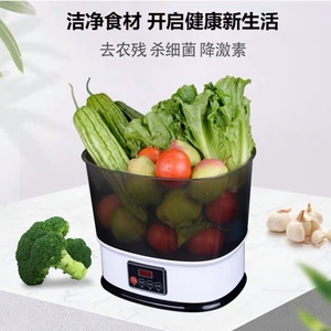 果蔬清洗机水果蔬菜洗菜机去农残消毒机除菌净化机自动臭氧杀菌机