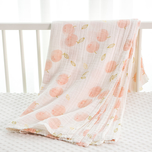 纱布婴儿床床单纯棉a类2层盖毯儿童午睡毛巾被夏季薄单子床上用品