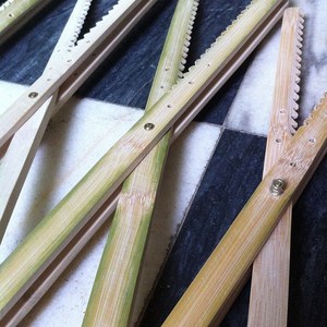 抓黄鳝夹子手工竹制泥鳅钳子三片对夹更牢固防滑防脱鱼夹子夹鱼器