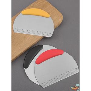 不锈钢切面刀家用食品级刮刀面食刮板烘焙刮面板专用工具矽胶切刀