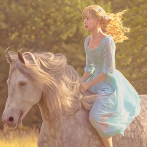 lisa同款田园风连衣裙森系法式复古小众初恋裙子灰姑娘在逃公主裙