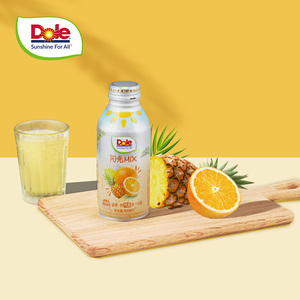 dole都乐菠萝橙气泡果汁菠萝橙汁网红微气泡水果汁0脂肪健康整箱