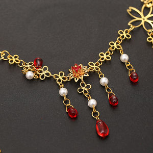 额前饰品坠古风