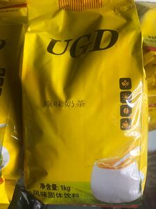 速溶新款中国大陆原味原料UGD三合一热饮袋装奶茶粉果味粉包邮