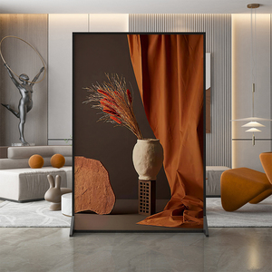 简约现代屏风隔断客厅玄关艺术家用床边卧室遮挡装饰移动定制座屏