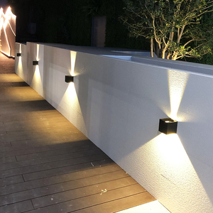 庭院户外壁灯防水服装店门口外墙led装饰上下射灯室外氛围洗墙灯