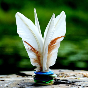 毽子比赛专用训练成人健身大白毽子儿童小学生幼儿园耐踢t鸡毛毽