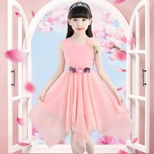 女童连衣裙夏装2018新款韩版儿童洋气裙子夏季小女孩公主雪纺纱裙