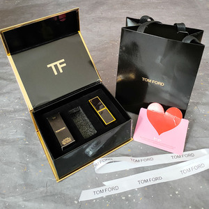 tf/汤姆福特专柜2-3-4支装口红礼盒香水包装盒子口红礼品购物礼袋