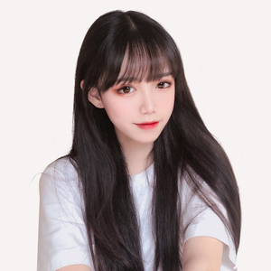 假发女长发自然全头套式圆脸修脸空气刘海黑长直仿真发丝新式发套