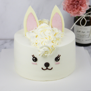 合和圆缘美卡兔奶油蛋糕儿童创意生日蛋糕卡通宝宝常州