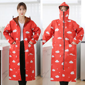 雨衣加绒加厚长款全身防暴雨防水防油成人罩衣女薄款拉链围裙男士