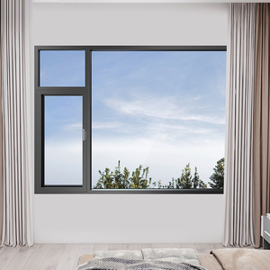 常州断桥铝门窗封阳台隔热铝合金窗户中空玻璃纱窗一体平开窗定制