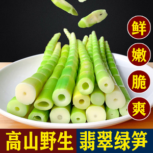 嘉乐鲜生新鲜春笋四川清水嫩笋尖高山野生精品翡翠绿竹笋子1斤装