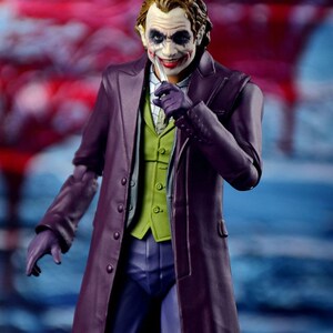 小丑手办希斯莱杰大号杰罗姆小丑模型dc蝙蝠侠黑暗骑士电影shf.