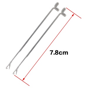 文玩串珠工具套装穿珠子的针穿手串钢丝引线三通钩针水晶专用针