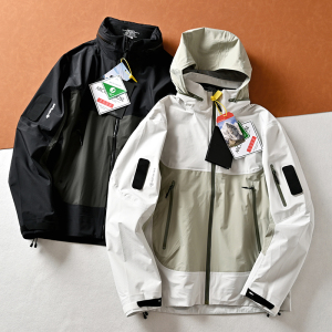 鸟家 户外王者 柜1w  隐形帽工装机能防风防水男士冲锋衣夹克外套