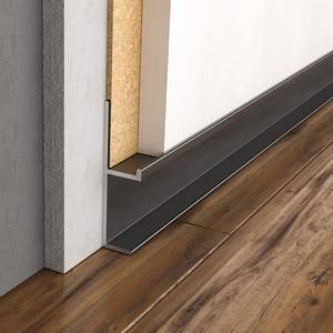 收边条隐形铝合金属踢脚线地板地线地角线地暖石膏墙面贴收口