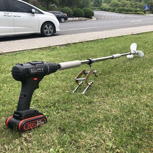 推进器船外机锂电池手持螺旋桨充气船橡皮艇塑料挂机电钻划桨包邮