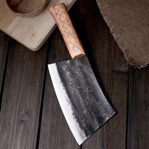 厨事吉手工锻打削铁如泥的家用砍骨斧专用大砍骨斩骨剁骨砍骨头刀