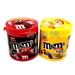德芙m豆巧克力100g罐装M&M's花生牛奶巧克力豆休闲零食礼物批发