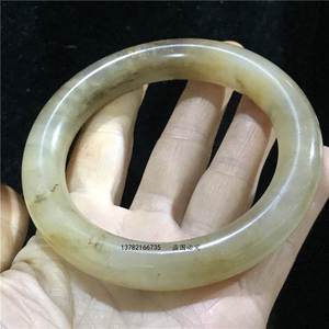 [肆]老包浆和田玉玉石古老玉镯子青海古玩老手镯古董物件复料