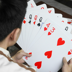 「超大扑克牌」闲时聚会桌游斗地主搞怪巨型创意大字牌特大号纸牌