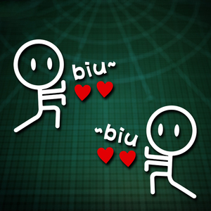 反光个性创意汽车贴纸卡通有趣biu装饰电动车贴划痕遮挡贴花贴画