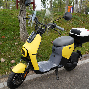 九号电动车c80前置挡风玻璃罩b110p通用高清挡板护头防锈改装配件