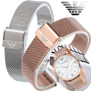 阿玛尼表带钢带原装男女摩天轮满天星表链ar1925 1926 1908 1909