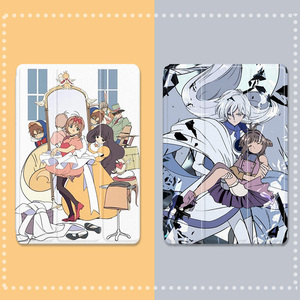 2/9.7寸2019动漫透明10.5三折式air4款3苹果mini5壳6