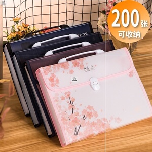 男孩装试卷的袋子分层.i女用品分类夹小学生!学生文件袋资料