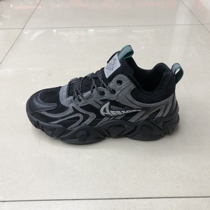 十只狼冬季男鞋ins韩版潮加绒保暖休闲鞋百搭老爹鞋厚底运动鞋男