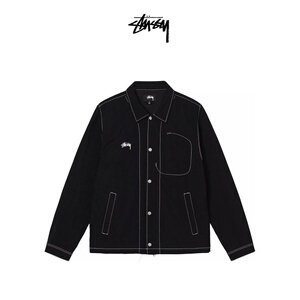 stussy斯图西 撞色车线设计休闲夹克外套春夏