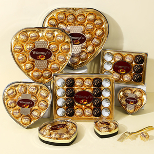 520生日礼物金莎巧克力心形礼盒装喜糖公司活动礼品送女友61