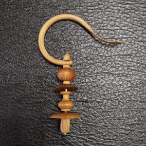 清远辉鸟笼 鸟笼挂钩 竹钩子 竹钩内藏铁片固定 葫芦 绣眼笼钩子