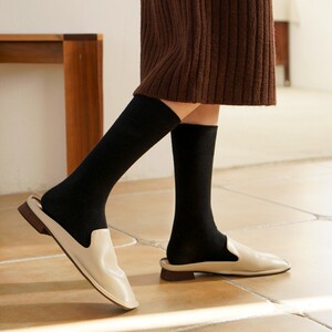 夏季皮鞋女中高