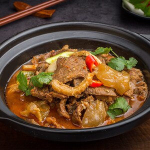 常德牛三鲜钵子菜夜宵充饥速食肉食熟食牛肉牛肚加热即食懒人火锅
