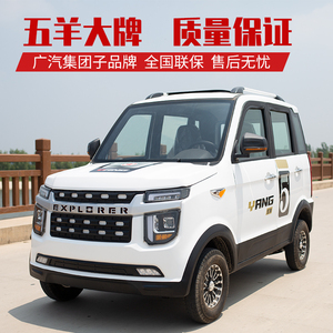 五羊电动汽车四轮轿车家用小型油电两用四轮车新能源汽车电动轿车