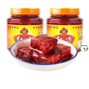 正宗绍兴咸亨红方腐乳500g*2瓶土特产糟方霉豆腐下饭拌饭酱菜包