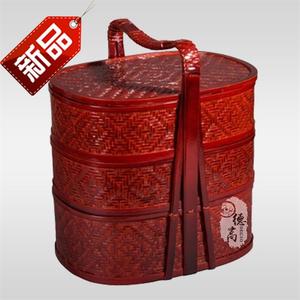 上坟提盒祭祖篮子古代食盒提篮多层送菜送饭祭e祖手提篮拜神提篮