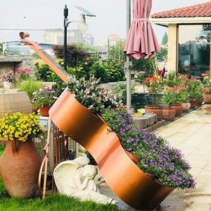 户外花园庭院园林景观装饰摆件雕塑创意大提琴婚庆花架公园摆饰