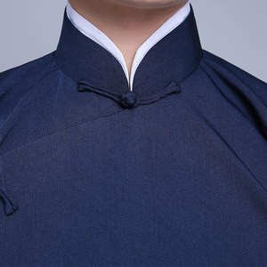 张云雷同款演出服相声服长袍男女旗袍长衫大码相声大褂伴郎服马褂