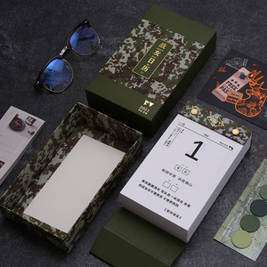 2021年迷你小挂历一号哨位日历2021年桌面记事日历小摆件手撕创.