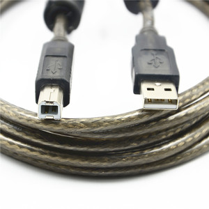 适用于昆仑通态信捷步科台达显控触摸屏PLC编程电缆USB方口通讯线适用于松下FP-X C30T/FP0R下载数据线双磁环